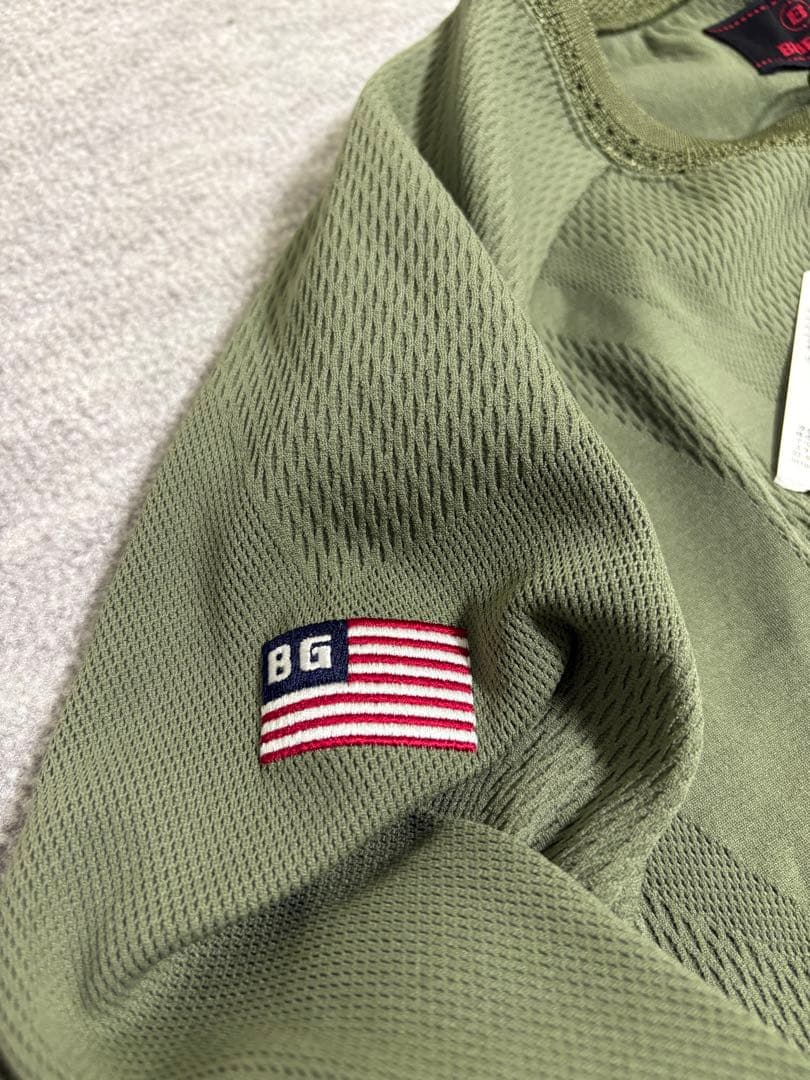 【未使用タグ付き】ブリーフィングゴルフ Wラッセル クルーネック M