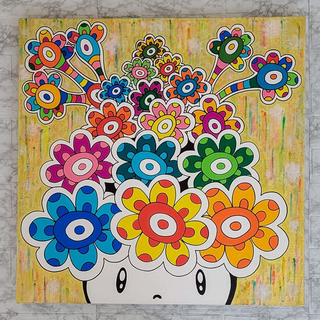 ★鈴木哲也★S15(652×652mm)アクリル原画1点物★送料無料#126