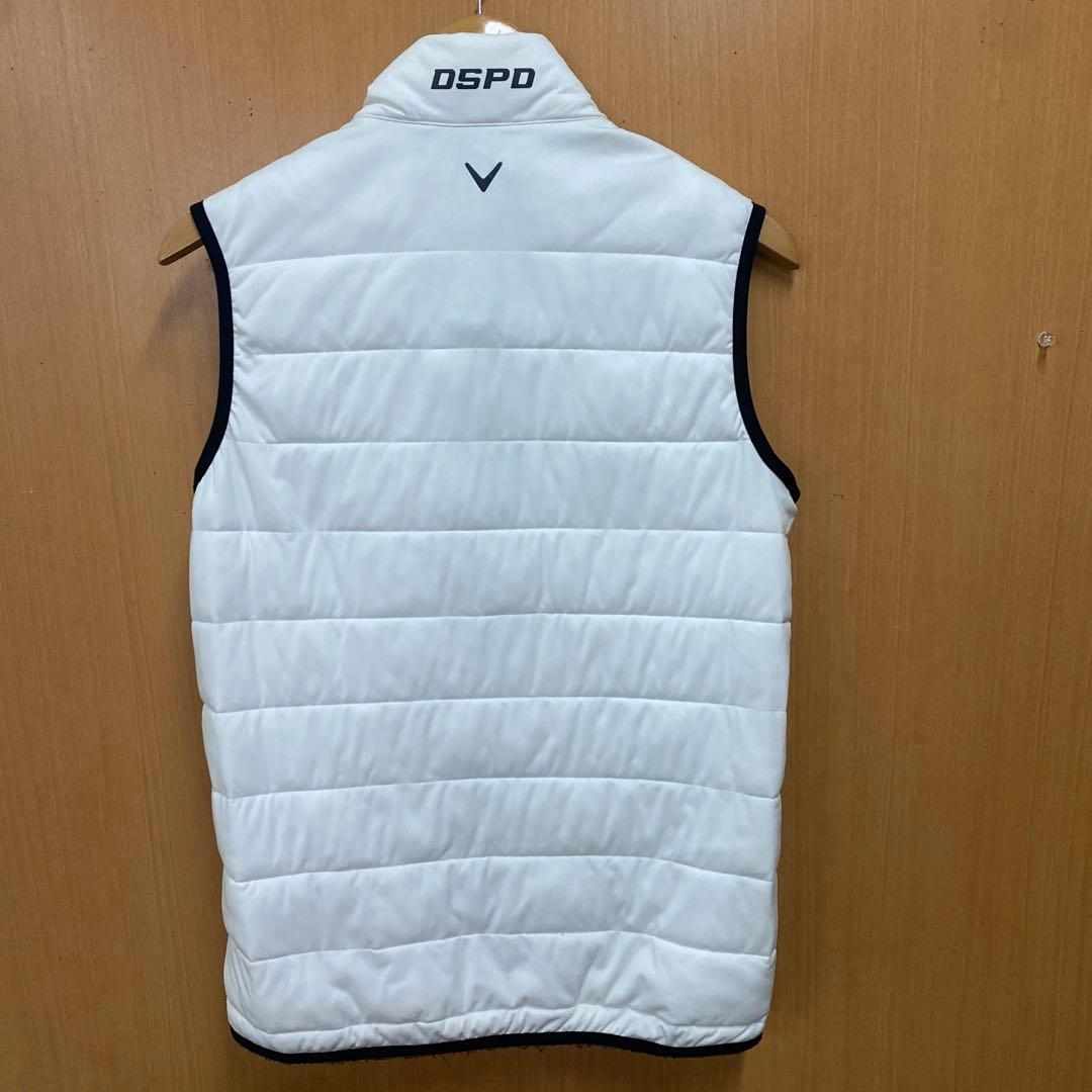 キャロウェイ　Callaway メンズ ベスト Mサイズ ホワイト　ストレッチ