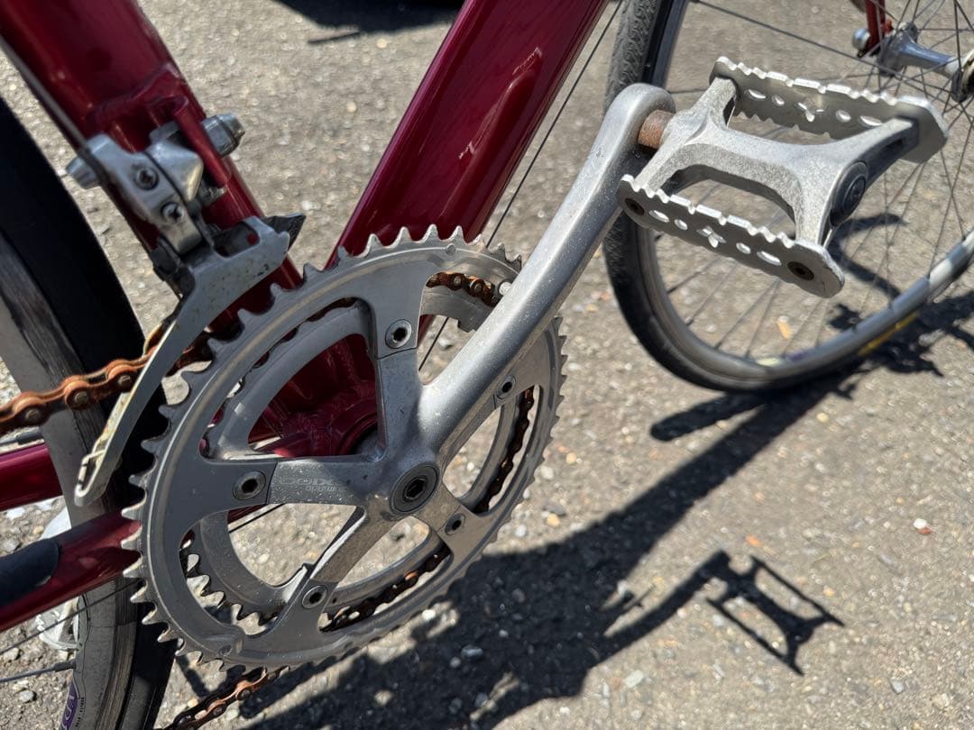 奈良発 MIYATA ミヤタ ロードバイク 2×8 54 自転車 アルミクロモリ