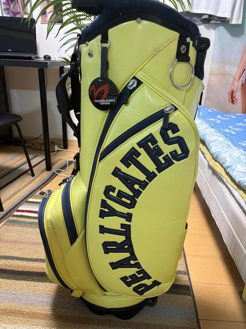 PEARLY GATES スタンド式　ゴルフバッグ 89 イエロー