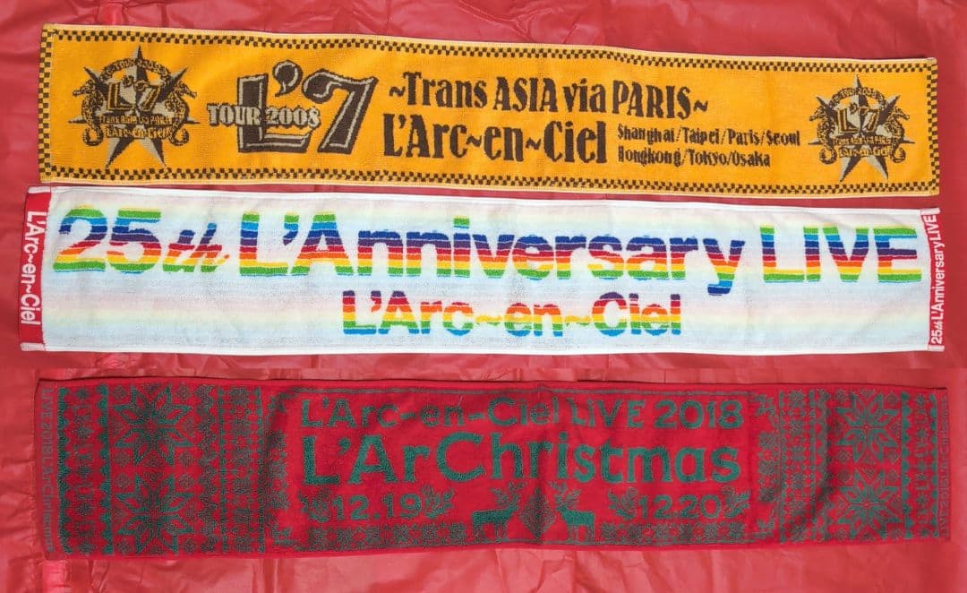 LArc~en~Ciel　ラルク　タオル　限定　hyde　yukihiro