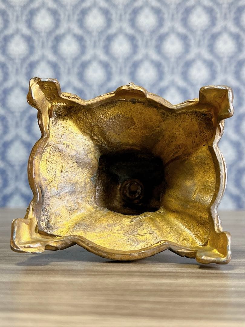 ヨーロッパ製　アンティーク　イエスキリスト　磔刑　十字架　真鍮