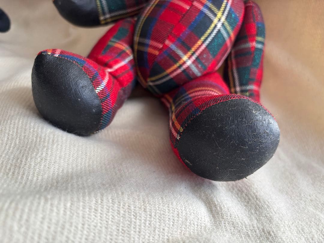 JaneMarple ノベルティ　テディベア　タータンチェック