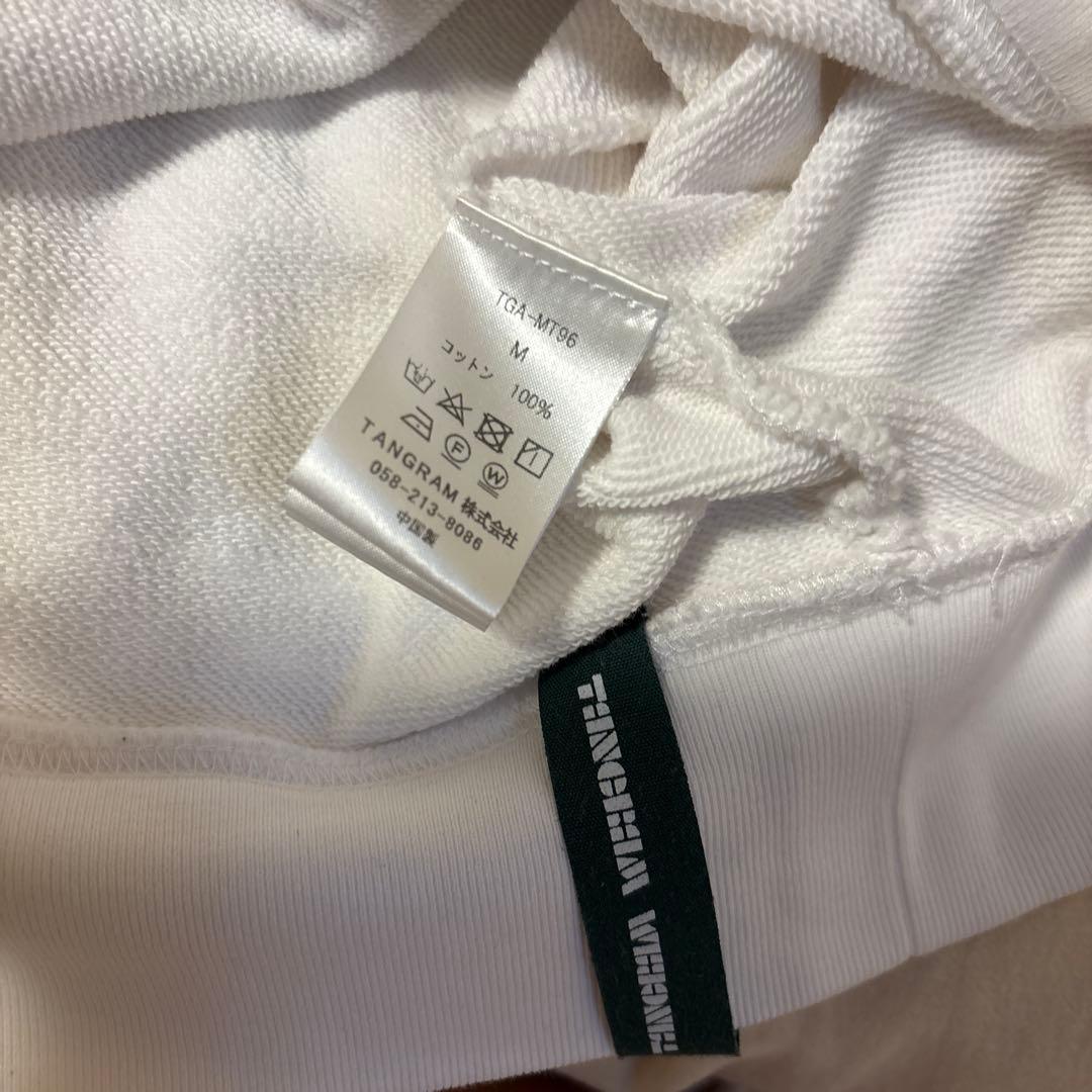 TANGRAM TSL LOGO SWEAT CREW WHITE （M）