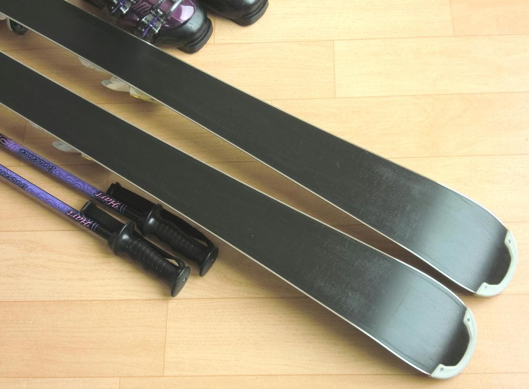 ■■送料無料■SWALLOW■女性用スキーセット■板142靴23.5■WAX済■