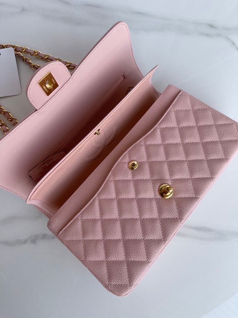 年末年始価格【実写画像】 ピンク キルティングショルダーバッグ