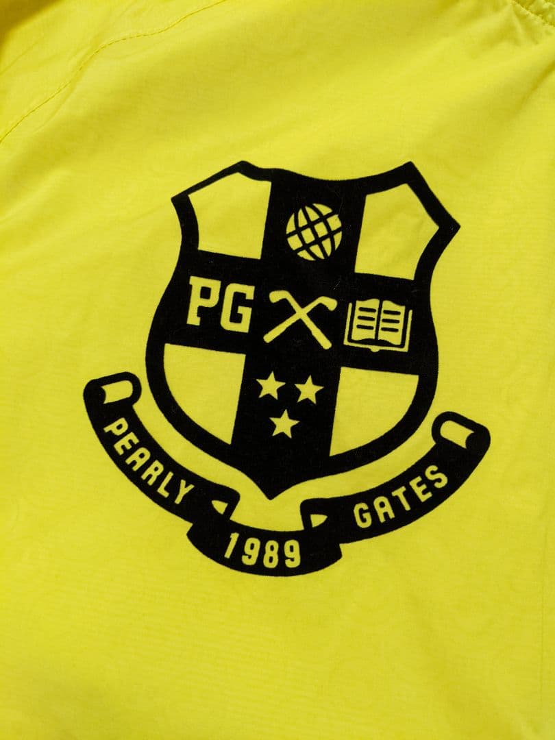 パーリーゲイツ PEARY GATES ナイロンジャケット イエロー フルジップ