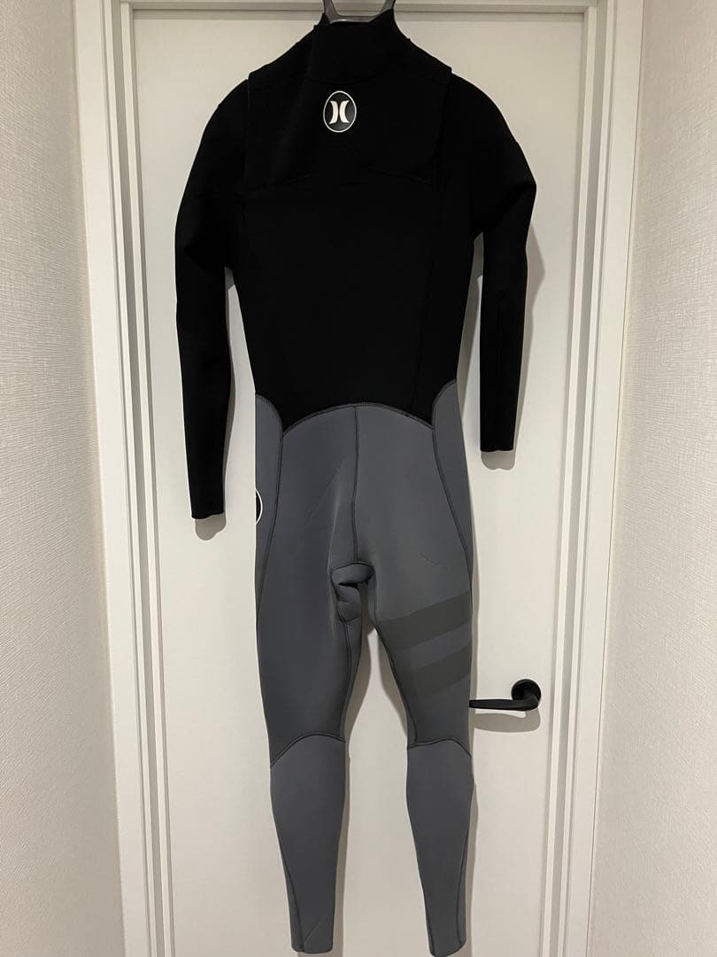 Hurley ウェットスーツ 黒/グレー フロントジッパー