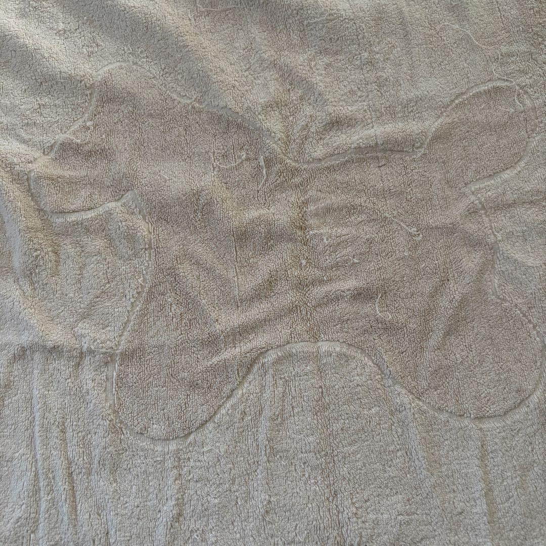 【HERMES】エルメス　タオル生地　大判バスタオル　タオルケット　ブランケット