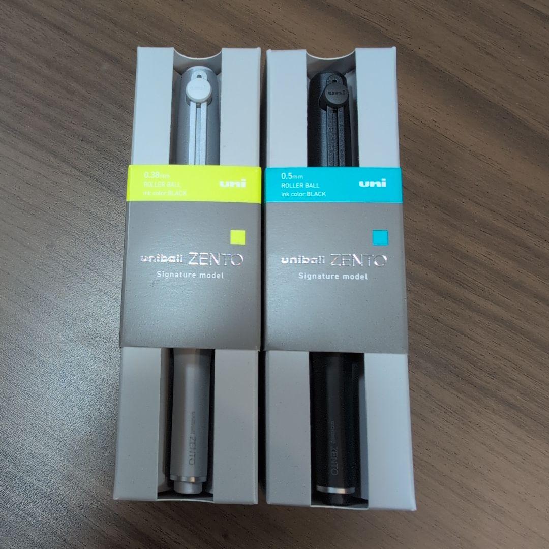 【新品未開封】uniball ZENTO シグニチャーモデル0.38,0.5