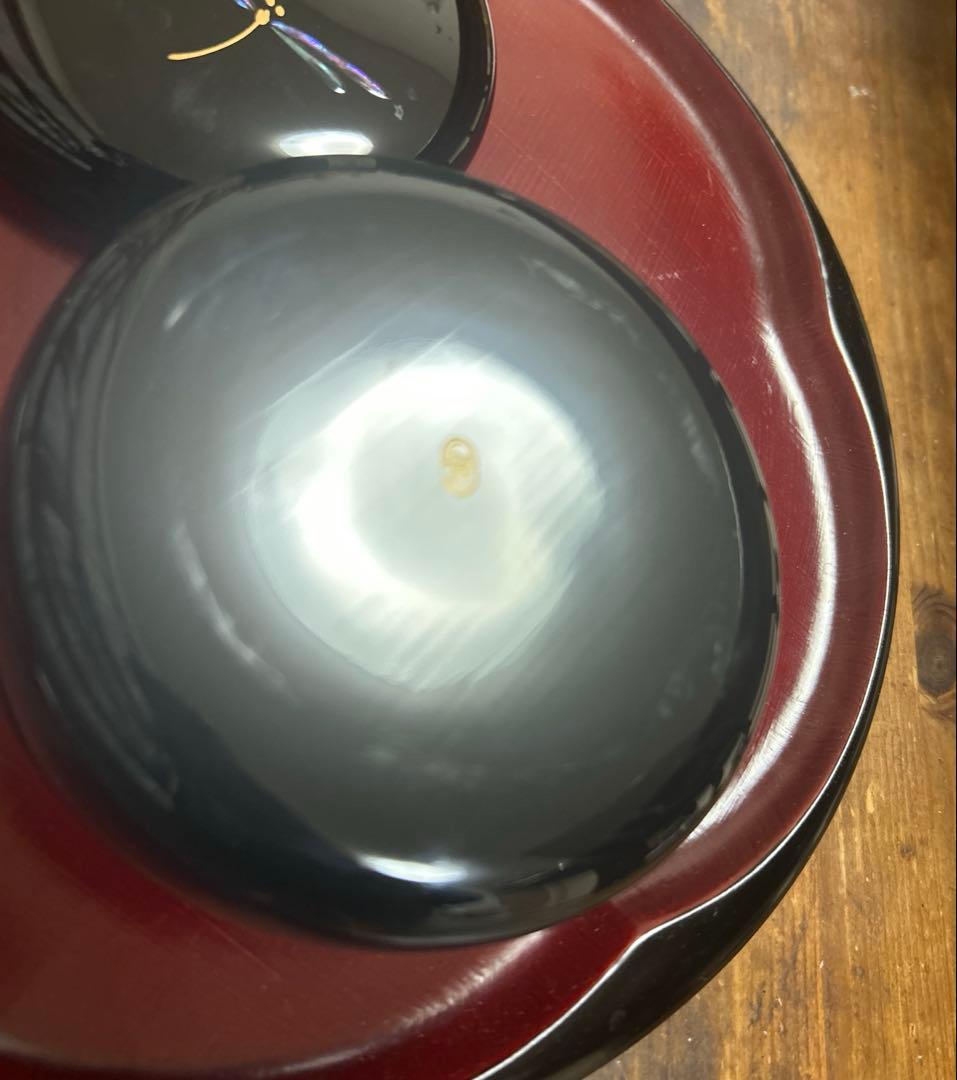 定価55000円　京漆匠　象彦　とんぼ ヤンポ　漆器　菓子器　菓子鉢　漆塗り