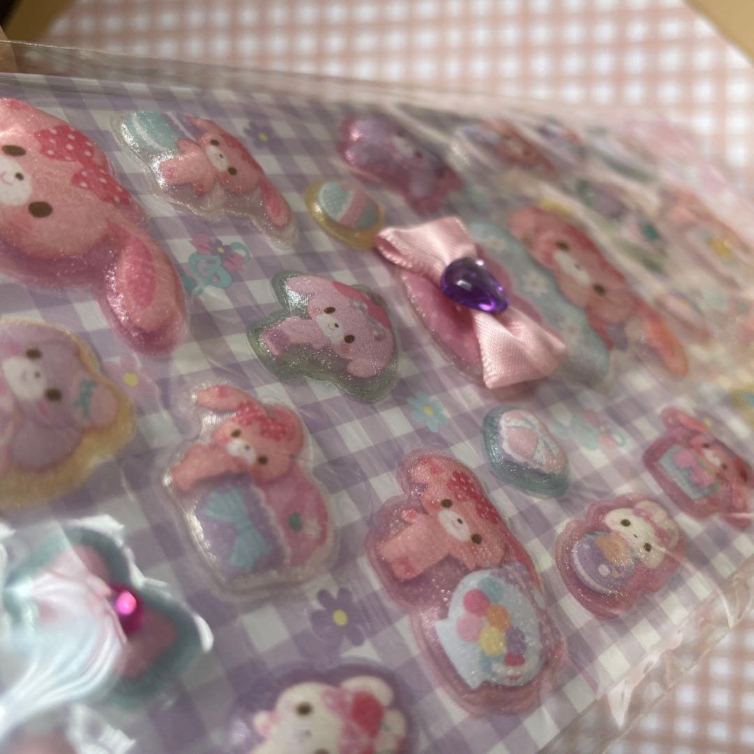 激レア　ぼんぼんリボン　シール　シール台紙　2013 2014 平成レトロ