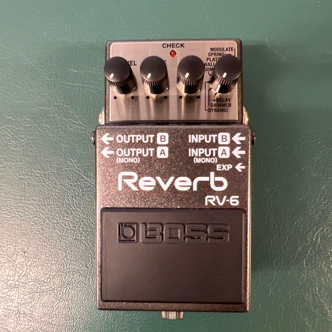 BOSS RV-6 Reverb 美品、元箱・保証書付き