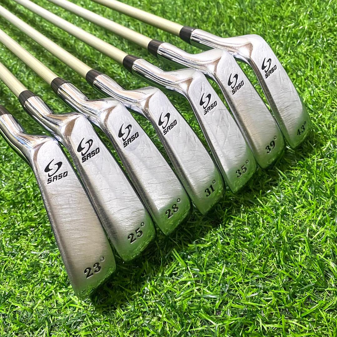 サソー BURNER THRUST アイアン 7本 右 R ゴルフクラブ