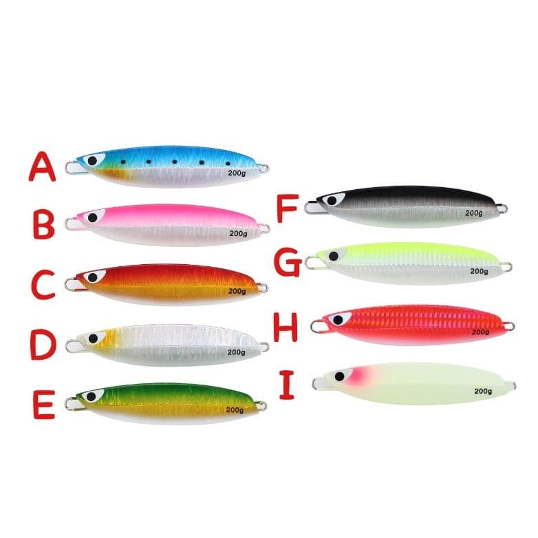 １０本 セット 180g 選べる メタルジグ TGベイト タイプ 高比重