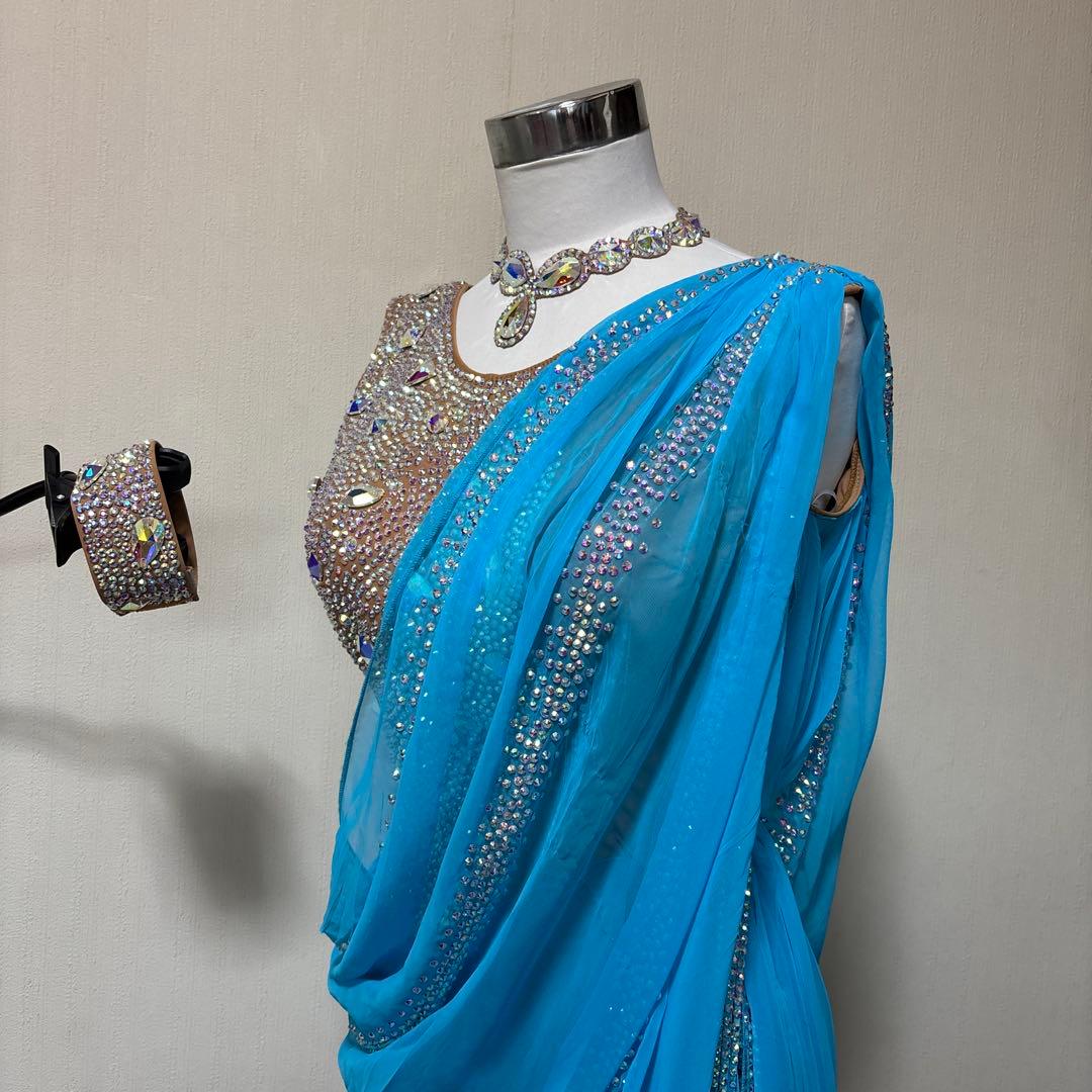 社交ダンスラテンデモ用ドレス