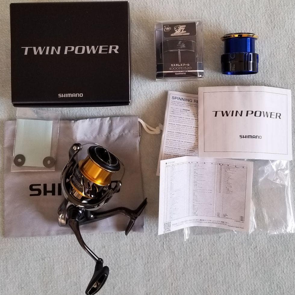 20ツインパワー4000MHG 夢屋スプール付き