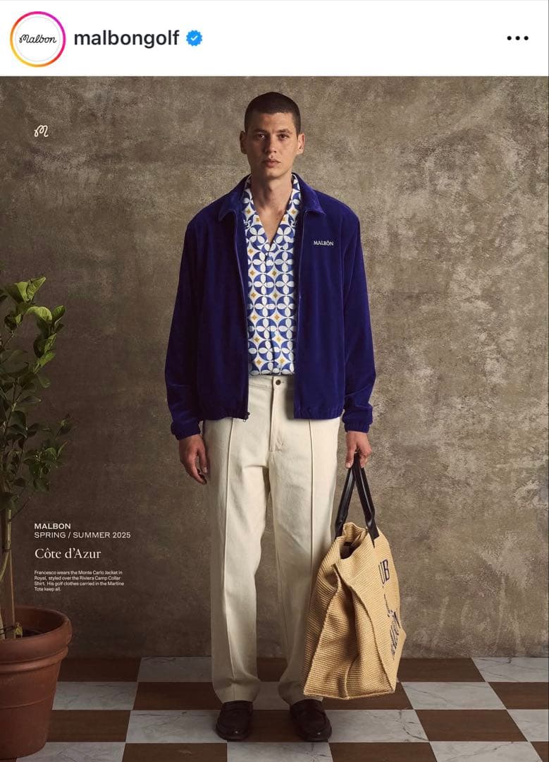 新品未使用 激レア品 MALBON トートゴルフバッグ Golf マルボン