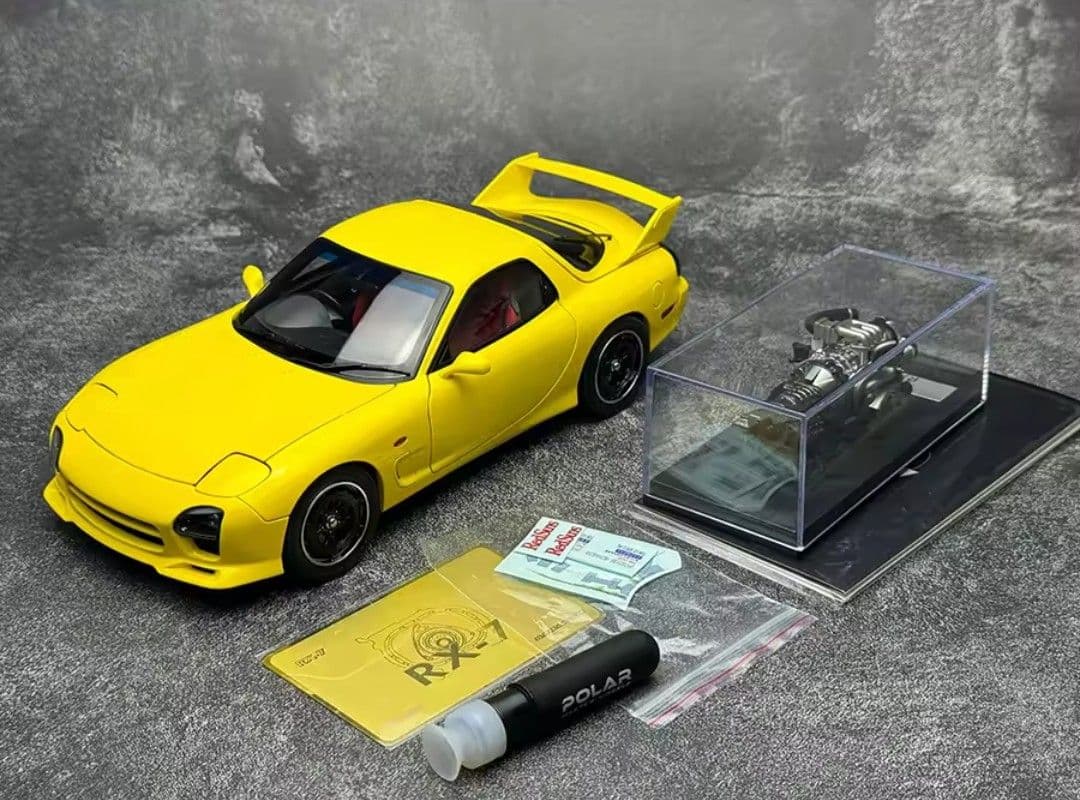 ポーラーマスター　1/18　マツダ　RX-7　マツダスピード　頭文字D