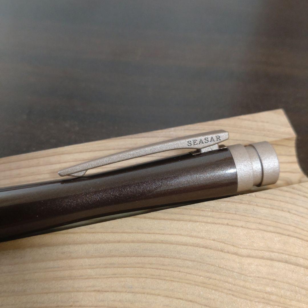 シーサー　剛性感MAXシャーペン　ダークブラウン