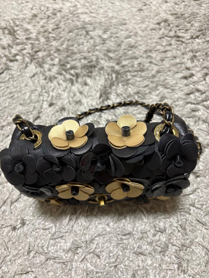 ⑤シャネル　フラワー　チェーンバッグ　ノベルティ