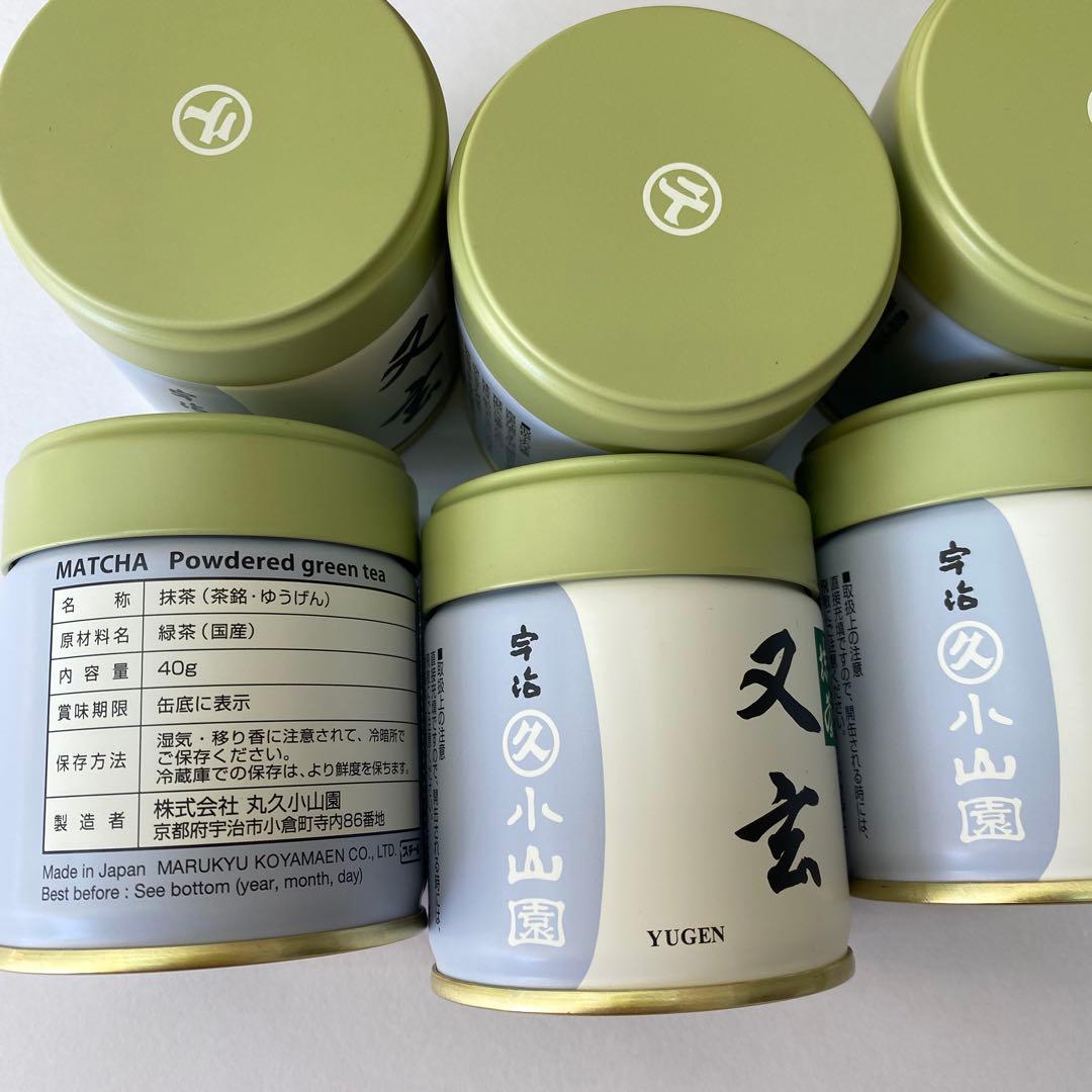 抹茶 丸久小山園又玄40g ✖️6缶セット