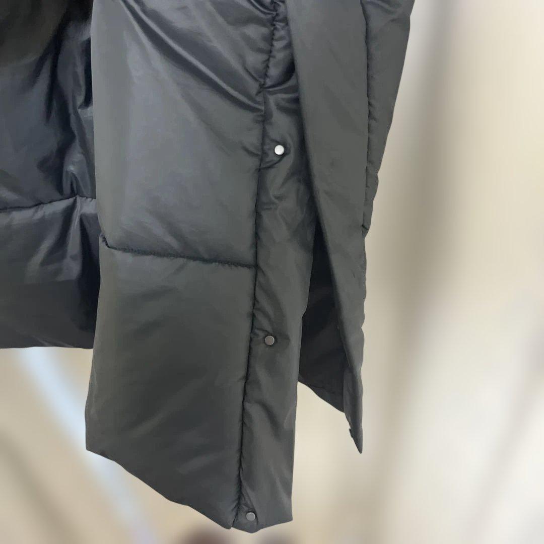 adidas フード付きロングベンチコート