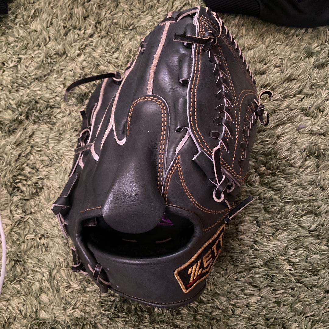 ZETT 硬式野球グローブ 黒