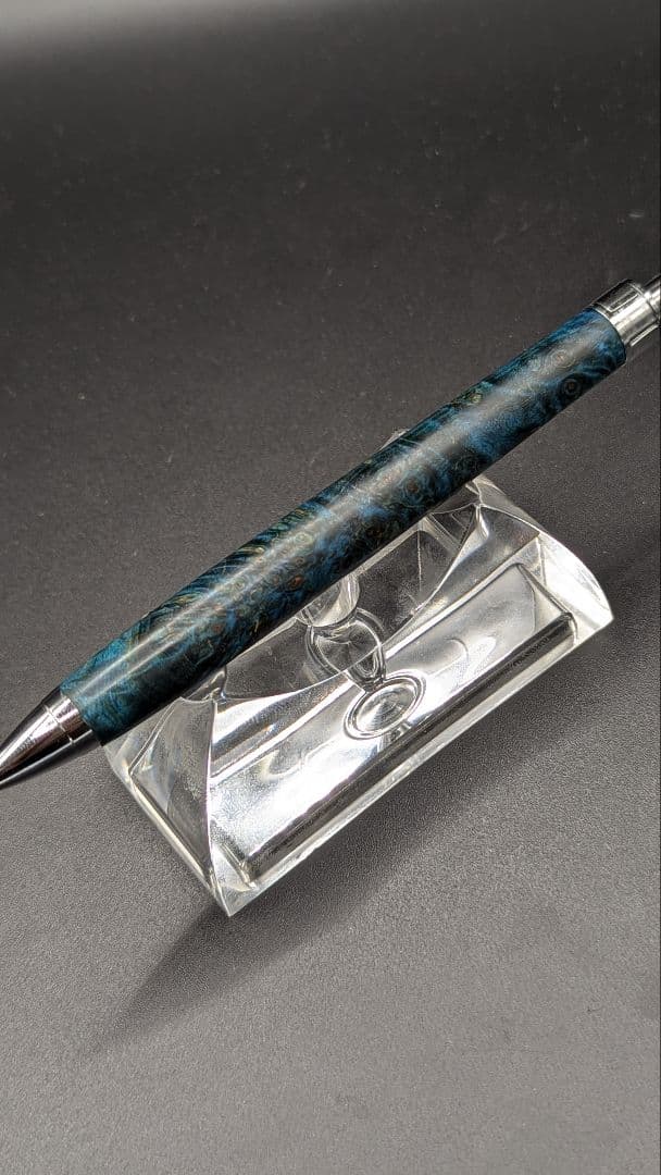 466ペン工房翌檜　スタビライズドウッドバーチバール　木軸シャーペン　ボールペン