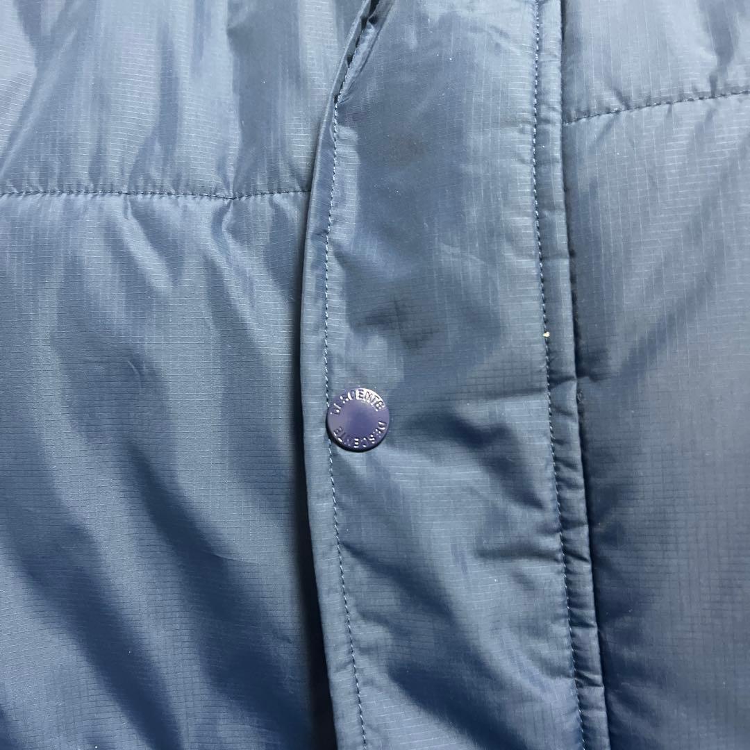 ネイビー ベンチコート フード付き