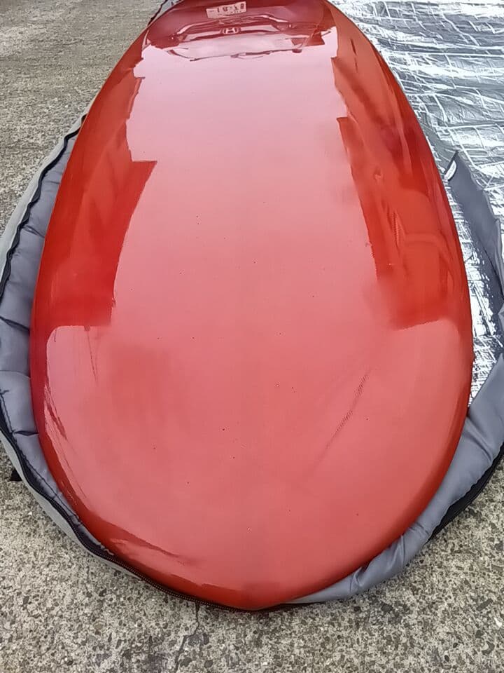 【手渡し】YUサーフ　ケビンコネリーシェイプ ノーズライダー 9.4純正フィン付