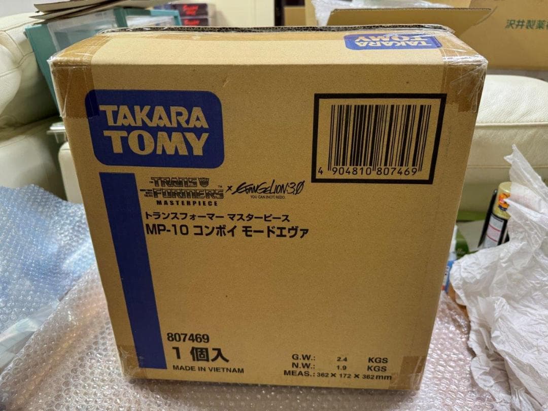 MP-10 コンボイ モードエヴァ トランスフォーマー 純正送付箱のみ開封