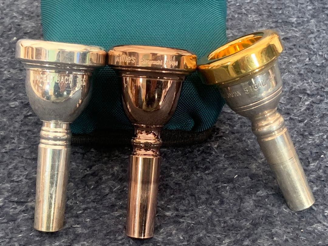 トロンボーン用太管マウスピース2個セット