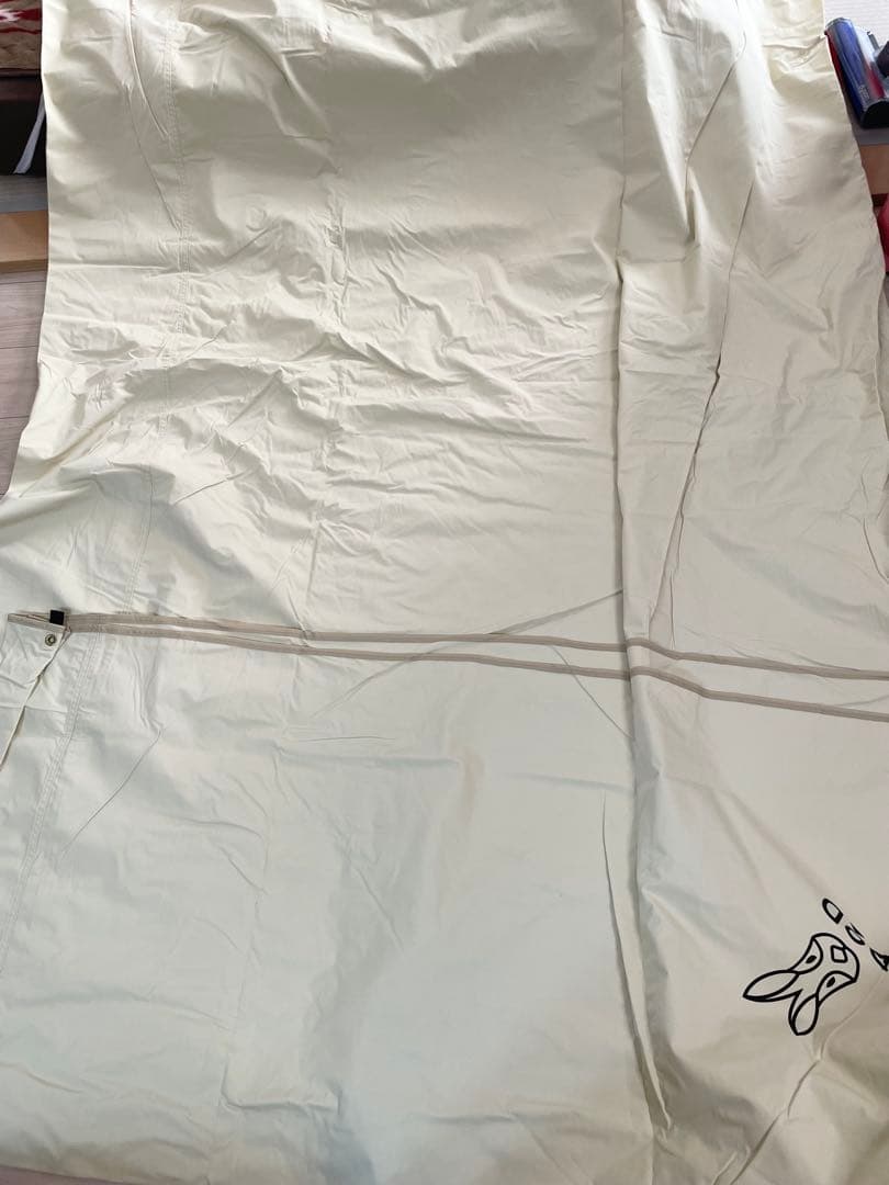 DOD チーズタープミニ ベージュ(廃盤品)、ポール付き