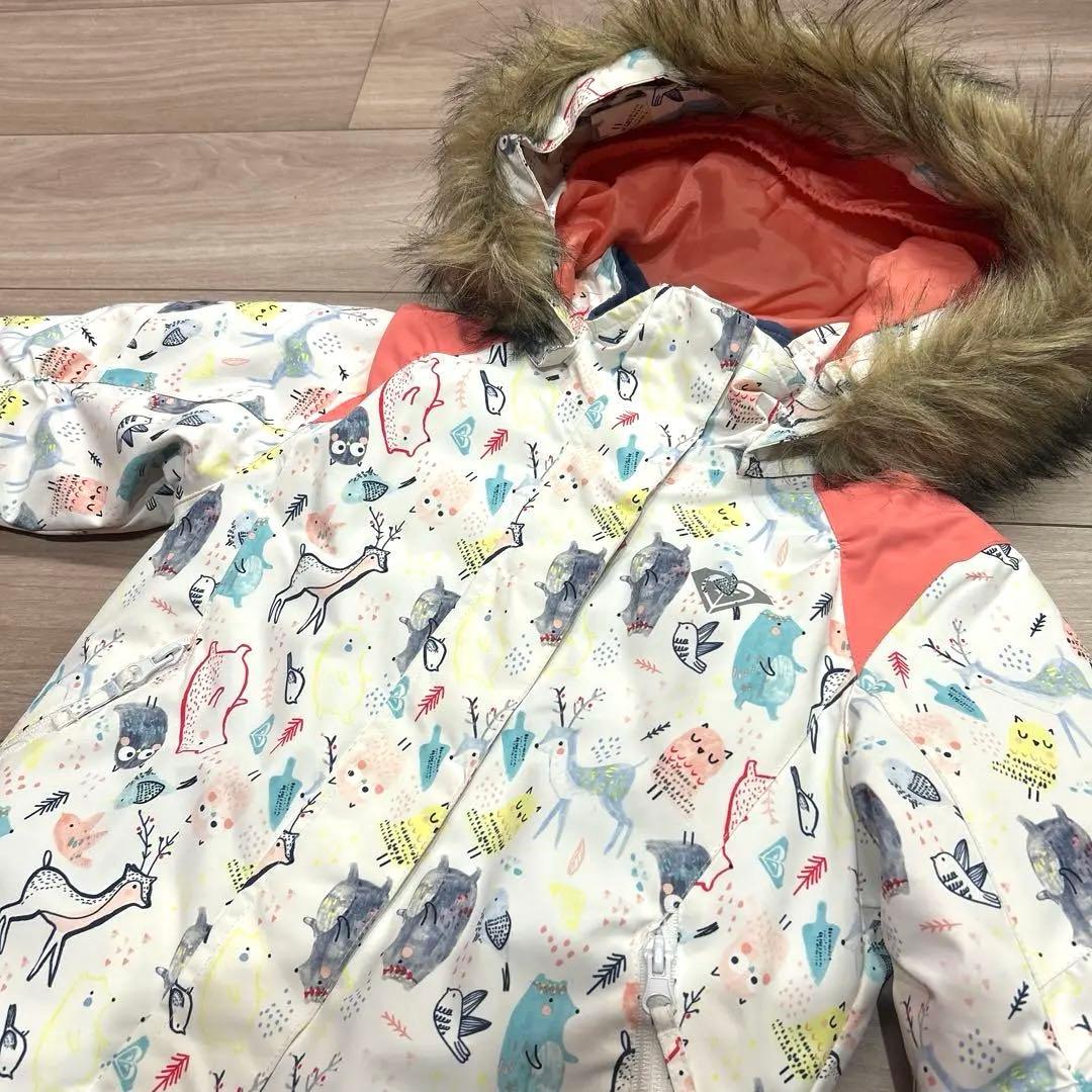 1回着★ROXY スキーウェア　帽子グローブゴーグルセット