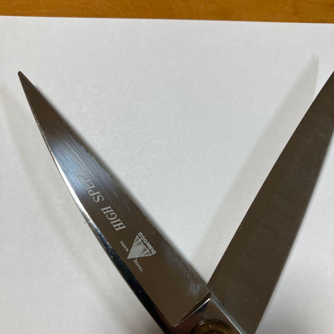 HIGH SPEED ステンレスはさみ 金色