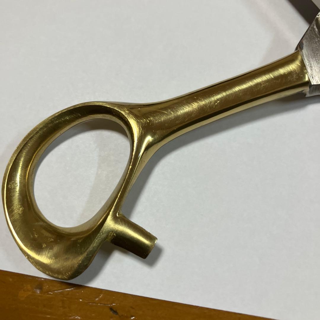 HIGH SPEED ステンレスはさみ 金色