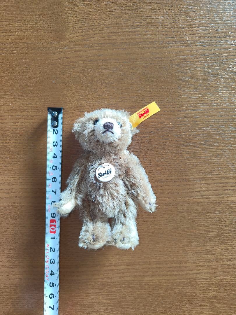 Steiff クマ型ぬいぐるみ 小型 タグ付き