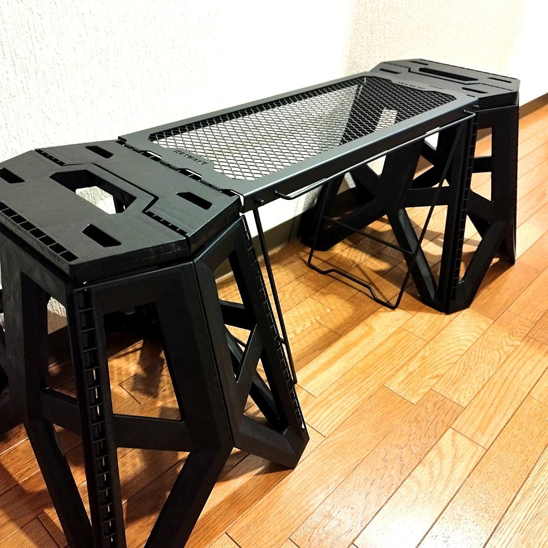 ジャグ置き　アイアンテーブル　脚立　スツール　ソロキャンプ　ラック　ゴールゼロΔ