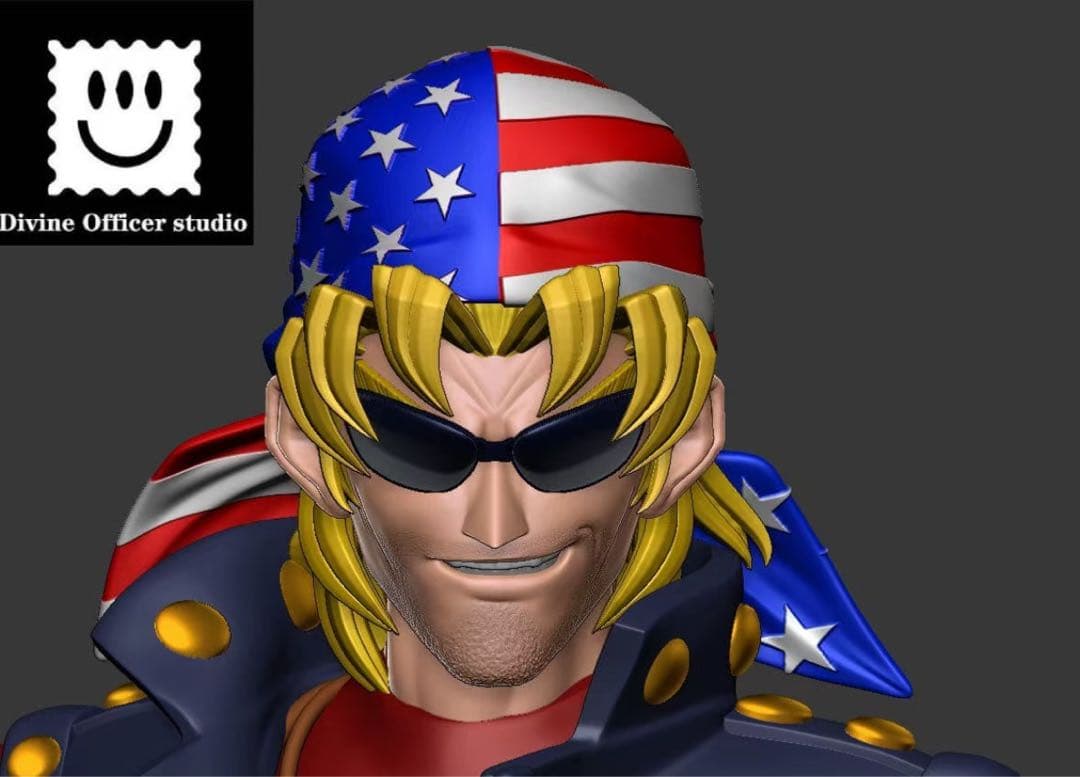 遊戯王 キース・ハワード ガレージキット ガレキ スタチュー①