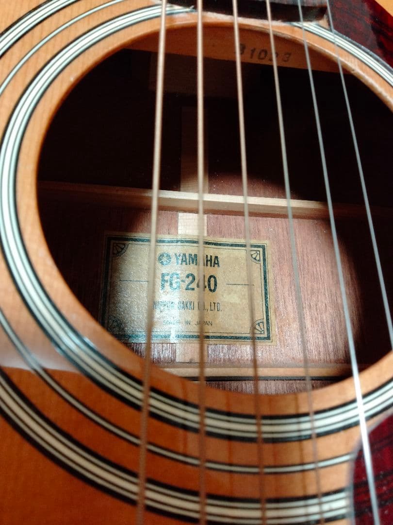YAMAHA FG-240 グリーンラベル　ワンオーナー品