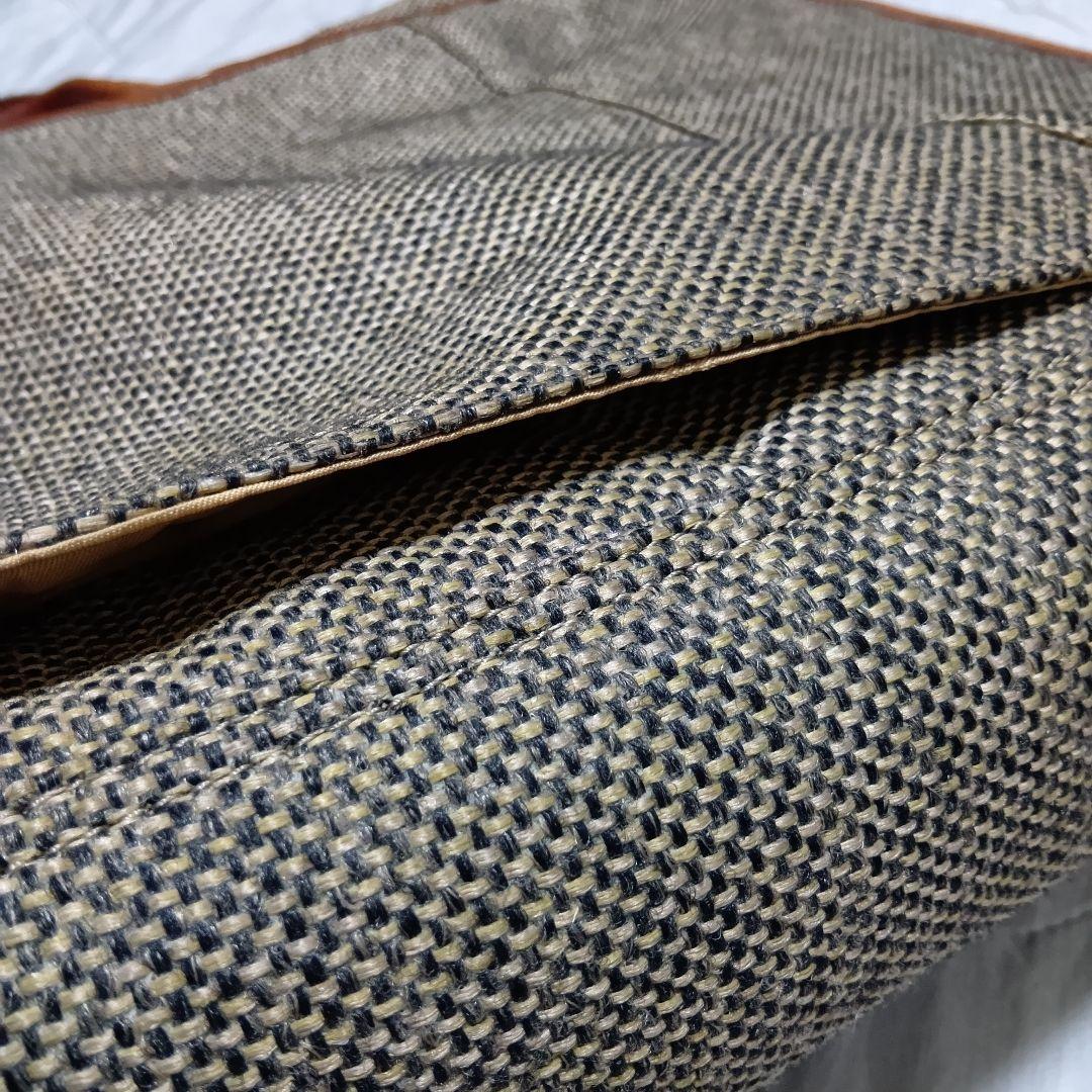 【美品】Hartmann ハートマン レザー ツイード ガーメントケース