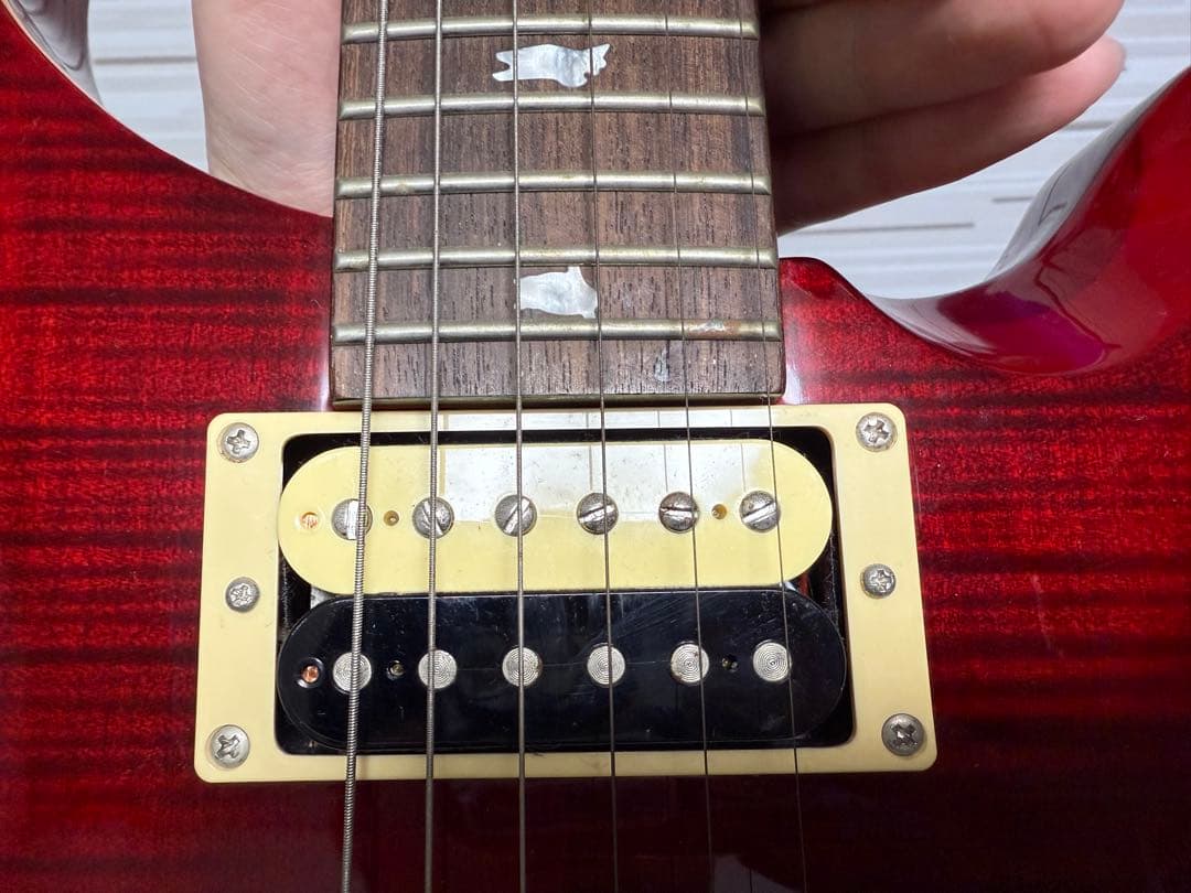 PRS SE custom24 赤/レッド　ギター
