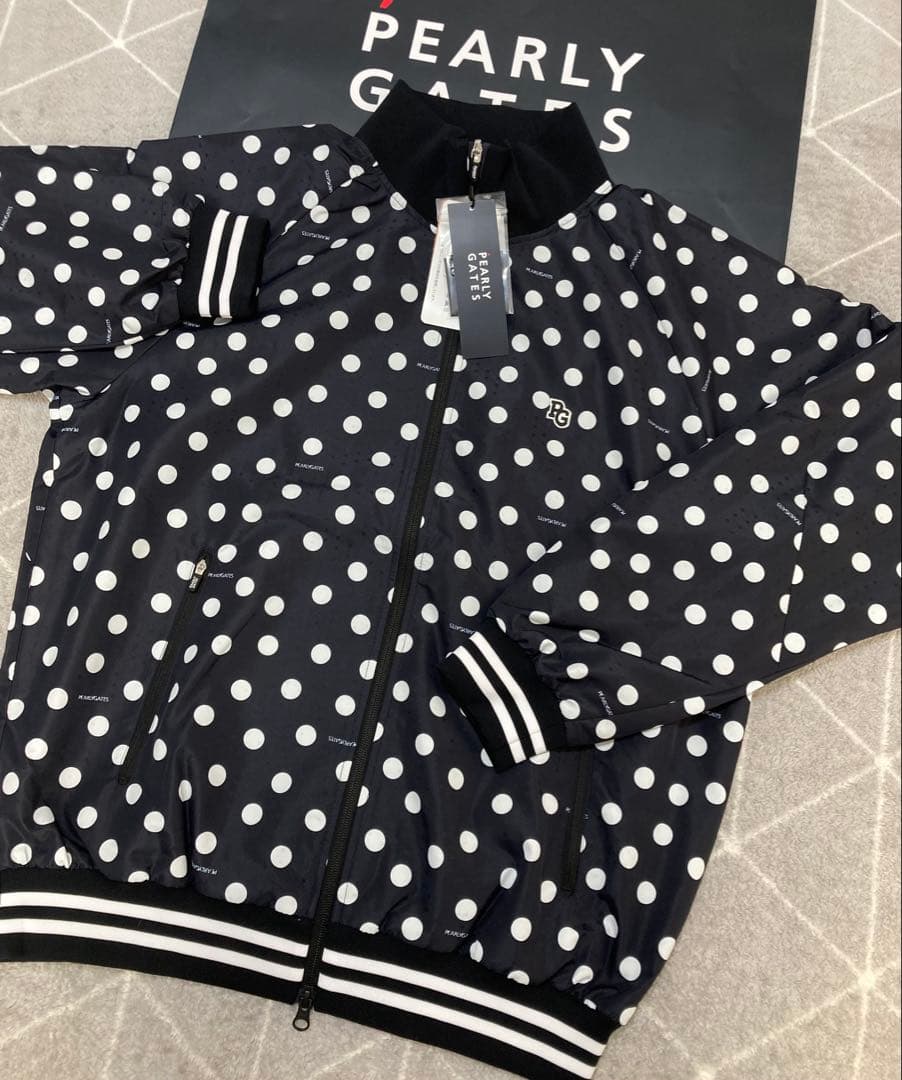 新品 パーリーゲイツ タフレックス×サーモトロン ブルゾン(6)サイズLL/紺