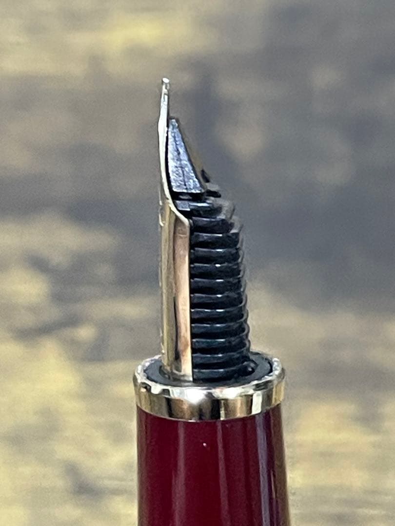 試筆のみ　旧ニブ　マツヤ万年筆病院オリジナル　セーラー　万年筆　細字　備品付き