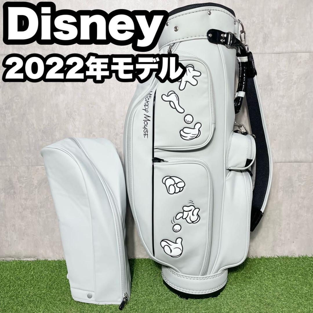 ディズニー ミッキーマウス Disney キャディバッグ ゴルフバッグ グレー