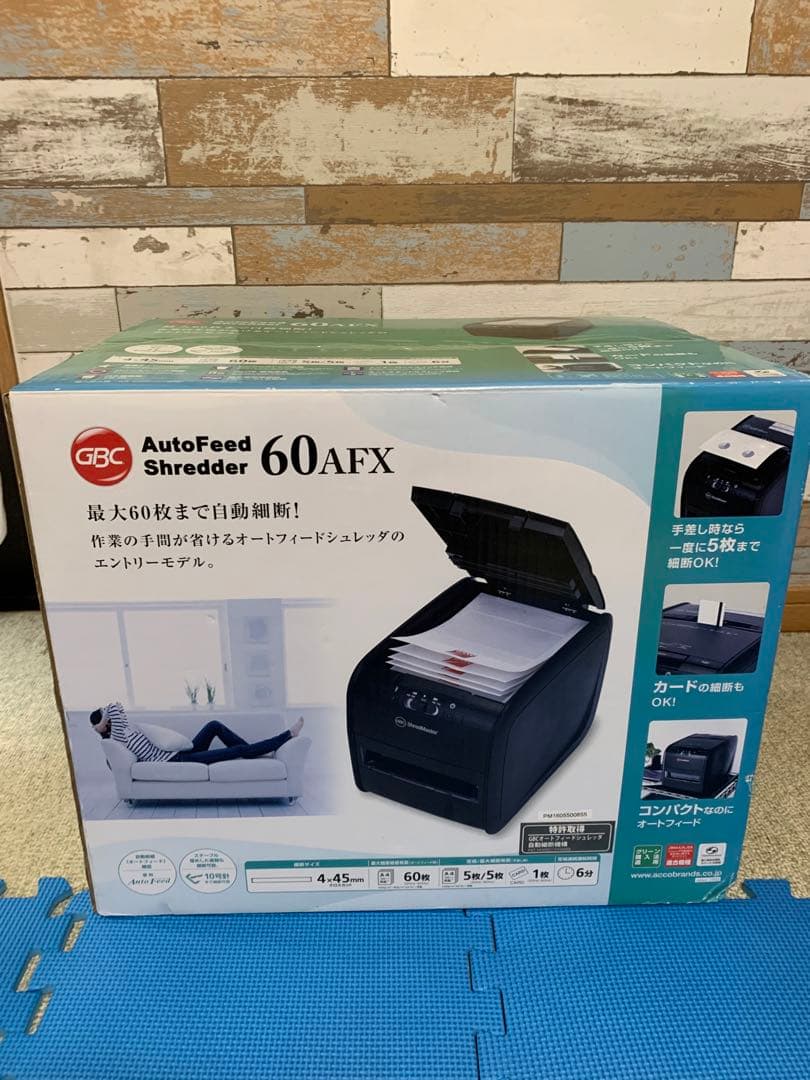 【新品】 GBC オートフィード シュレッダー 60AFX 電動 A4
