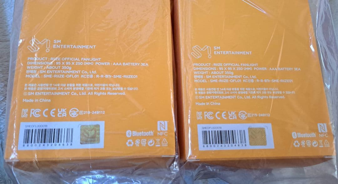 RIIZE 公式ペンライト 2個セット