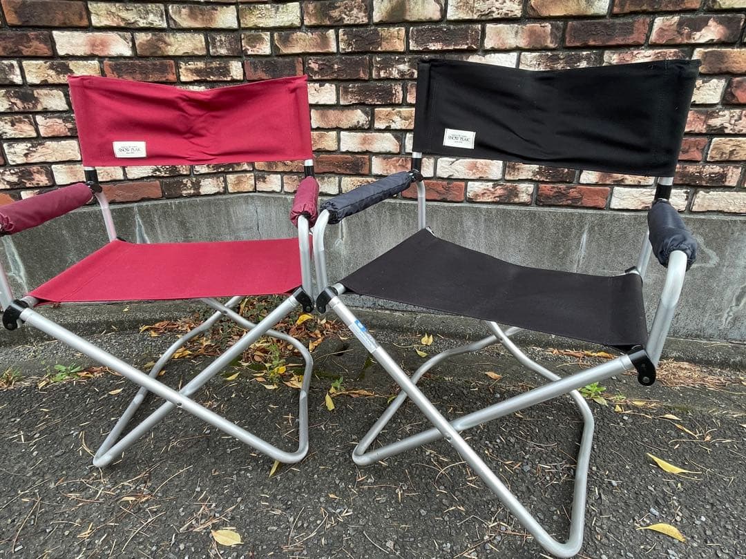  Peak スノーピーク 折りたたみアウトドアチェア 2色セット